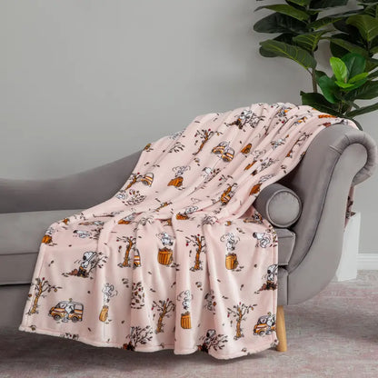 Peanuts Harvest Plush Throw