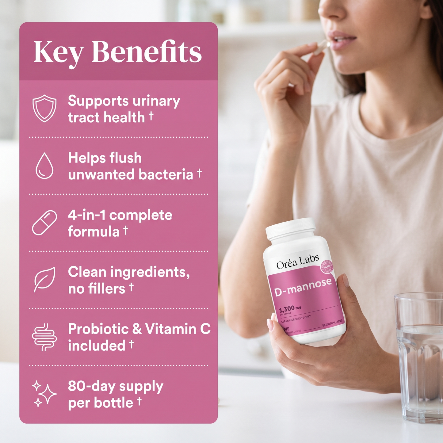 Pure D Mannose Capsules